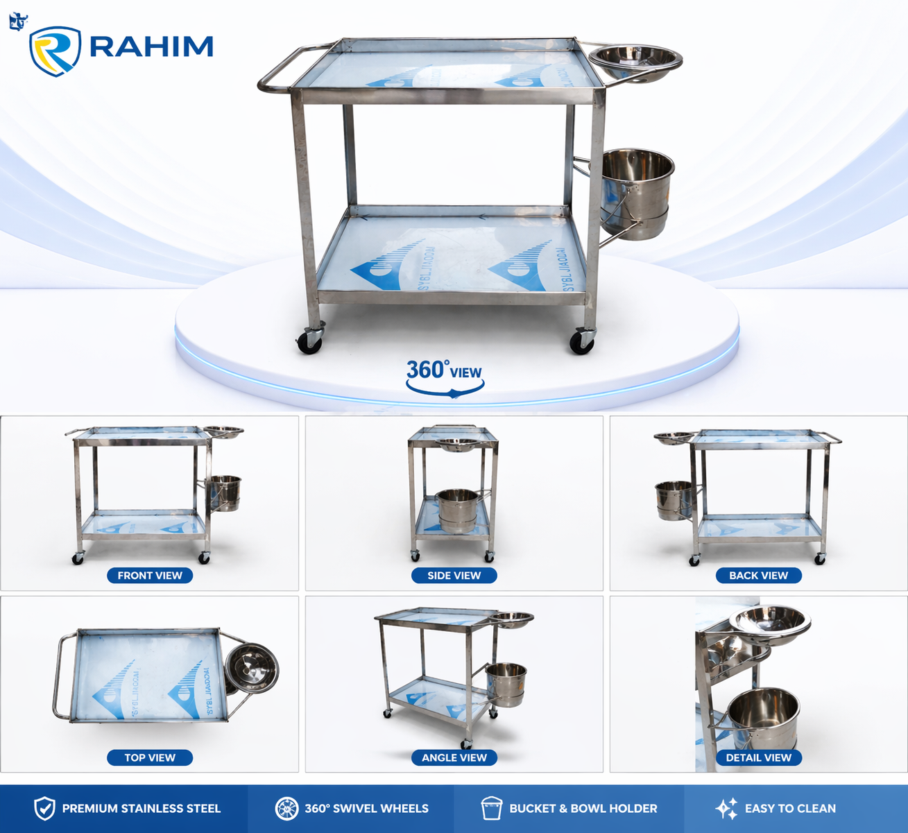 Dressing trolley